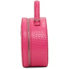 Balenciaga Pink Croc Extra Small Vanity Bag