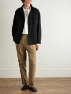 The Row - Belamy Straight-Leg Pleated Cotton and Cashmere-Blend GabardineTrousers - Neutrals