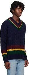 Polo Ralph Lauren Navy Stripe Sweater