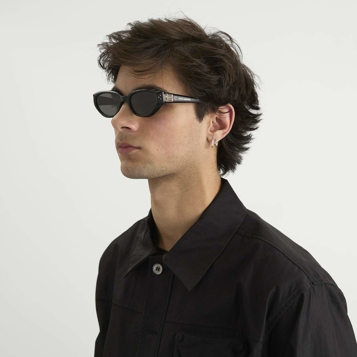 Gentle Monster Duns Sunglasses in Black 