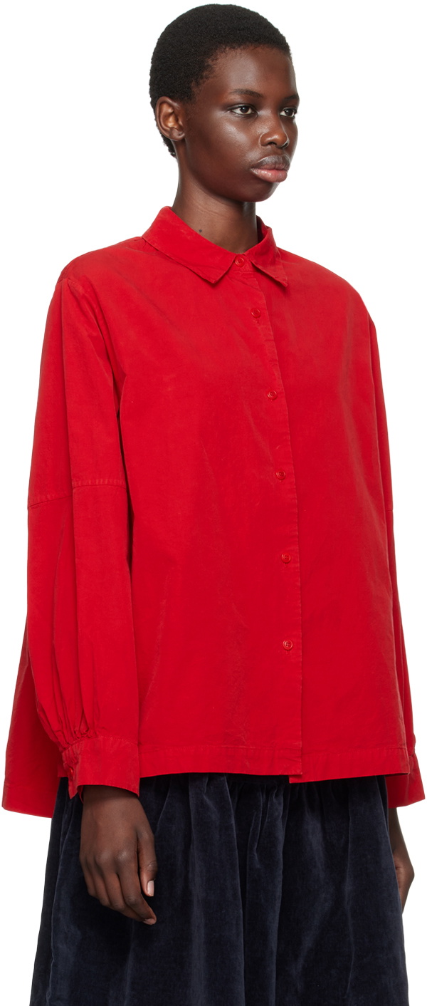 CASEY CASEY Red Elena Shirt CASEY CASEY