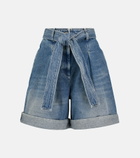 Golden Goose - High-rise denim shorts