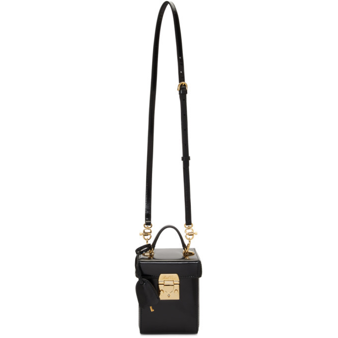 Mark Cross Black Grace Cube Bag