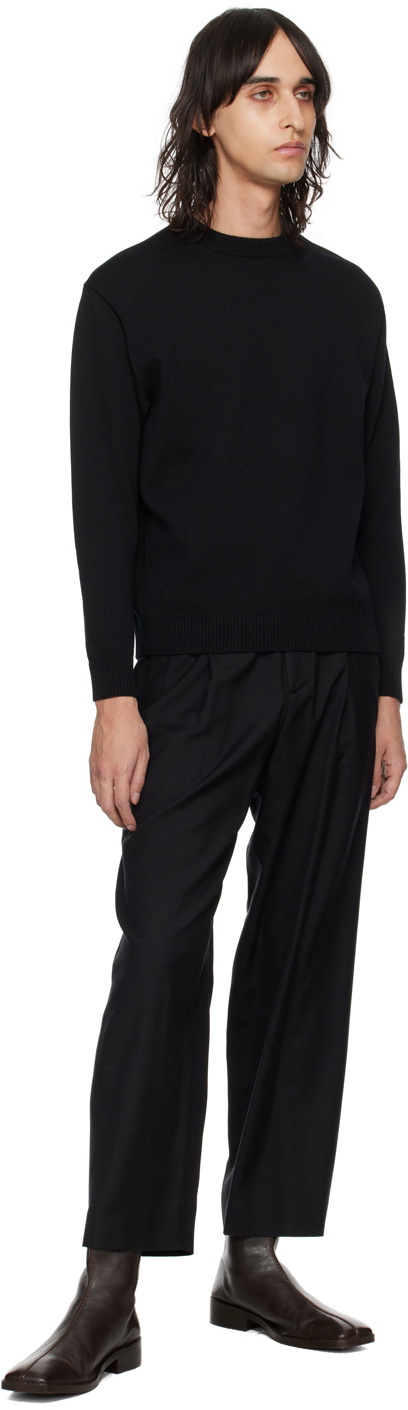ATON Black Washi Sweater