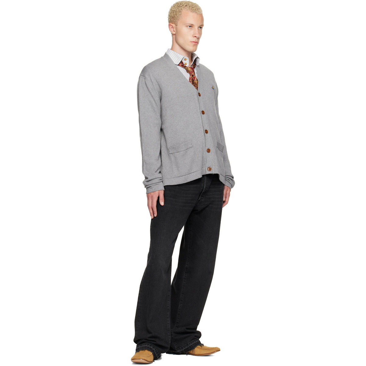 Vivienne Westwood Gray Alex Cardigan
