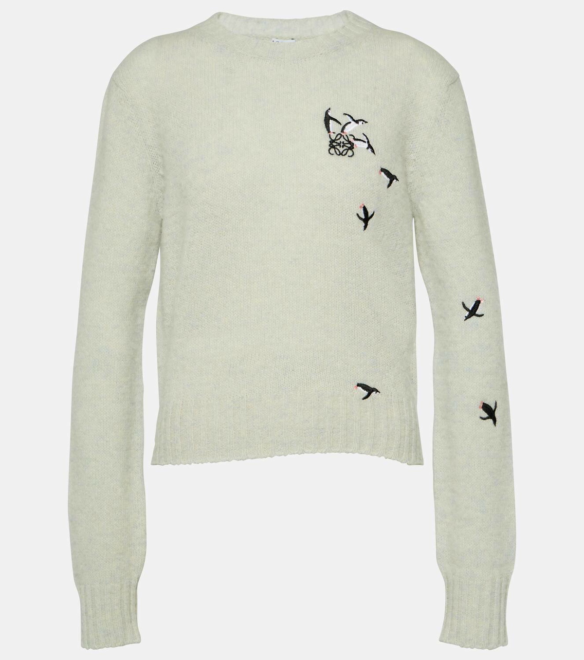 Loewe x Suna Fujita embroidered wool sweater Loewe