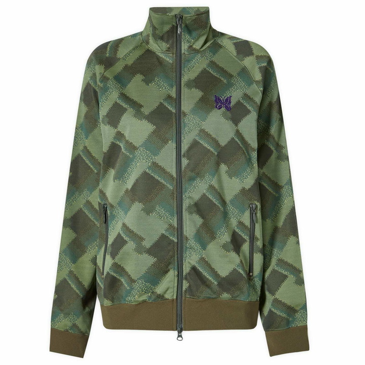 Photo: Needles Women's Track Jacket in Olive