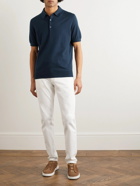 Zegna - Cotton Polo Shirt - Blue