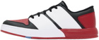 Nike Jordan Red & White Nu Retro 1 Low Sneakers