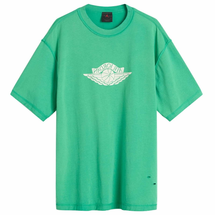 Photo: Air Jordan Men's Rare Air 85' T-Shirt in Stadium Green/Sail