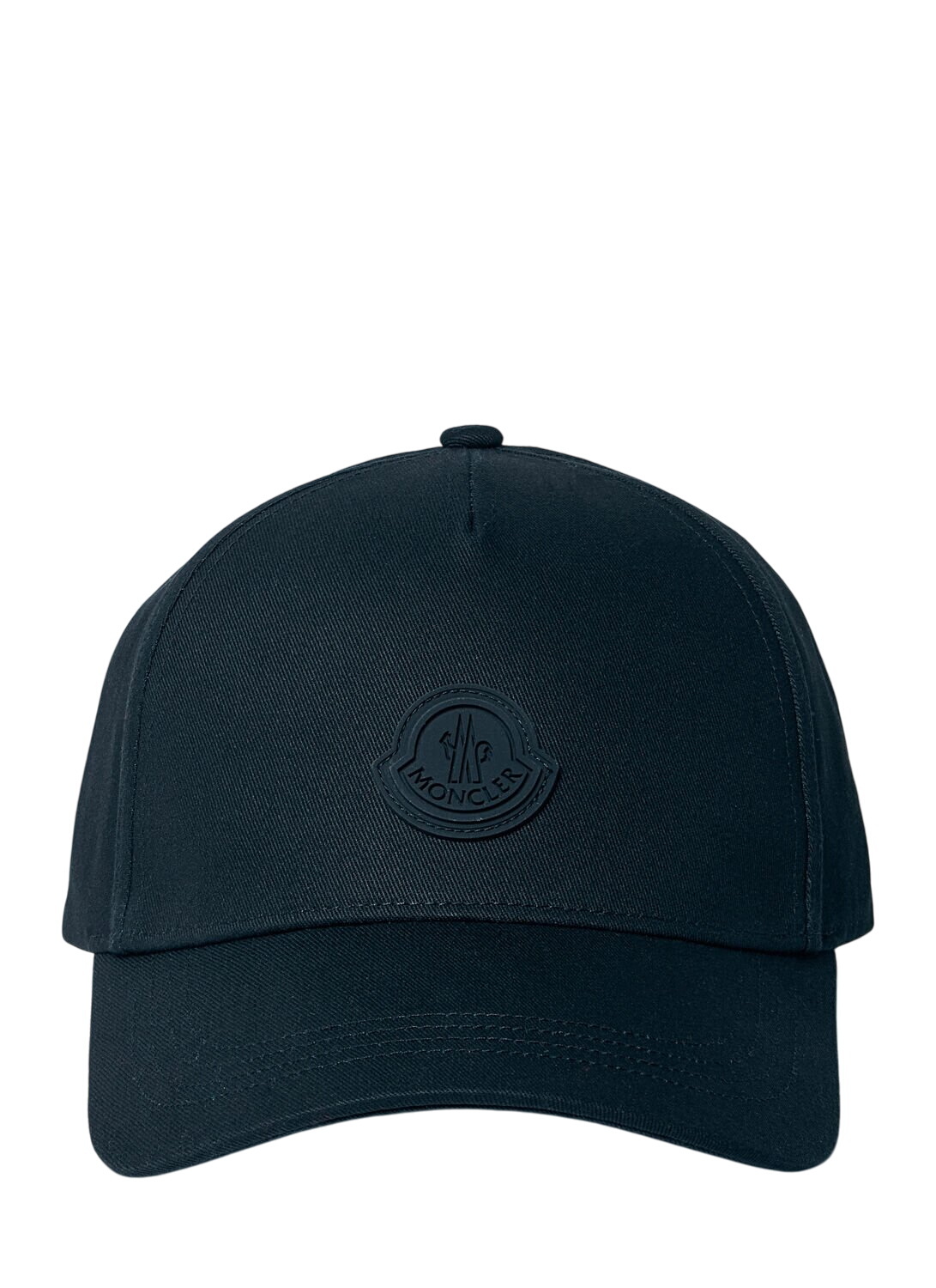 Moncler Navy Velvet Logo Baseball Cap Moncler