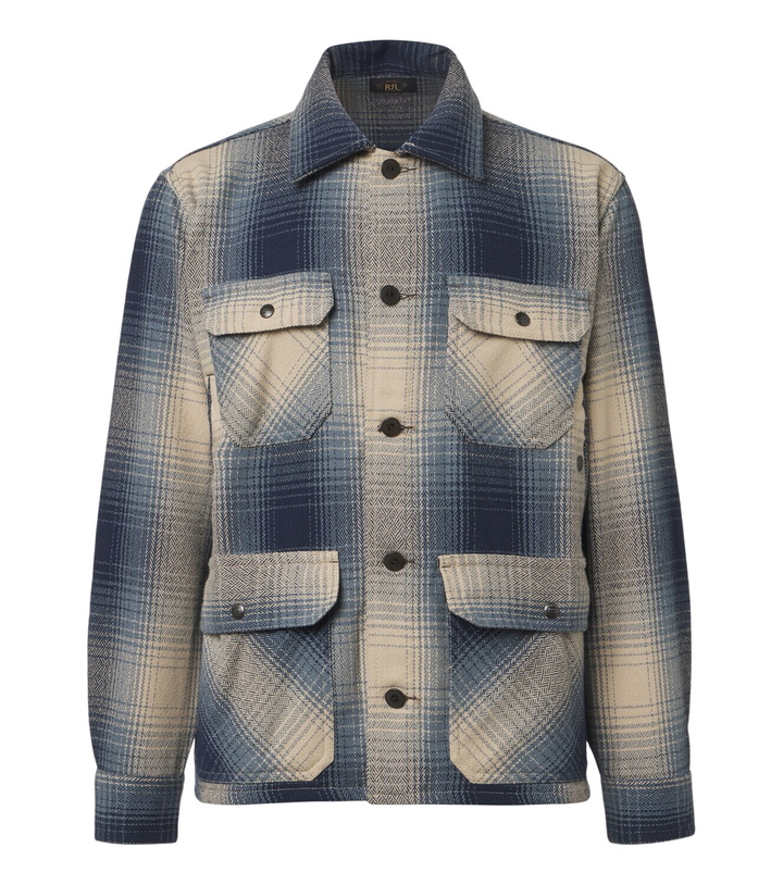 Photo: RRL Plaid wool twill shirt