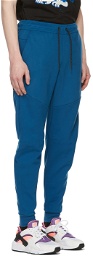 Nike Blue Fleece Sportswear Tech Lounge Pants