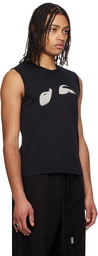Ann Demeulemeester Black Ysewijn Smokey Eyes Tank Top