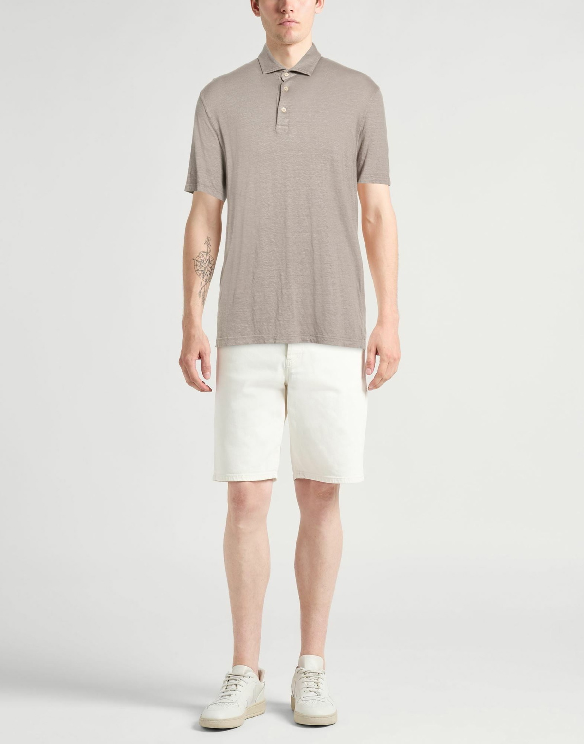 Fedeli Mens Polo shirt in Grey