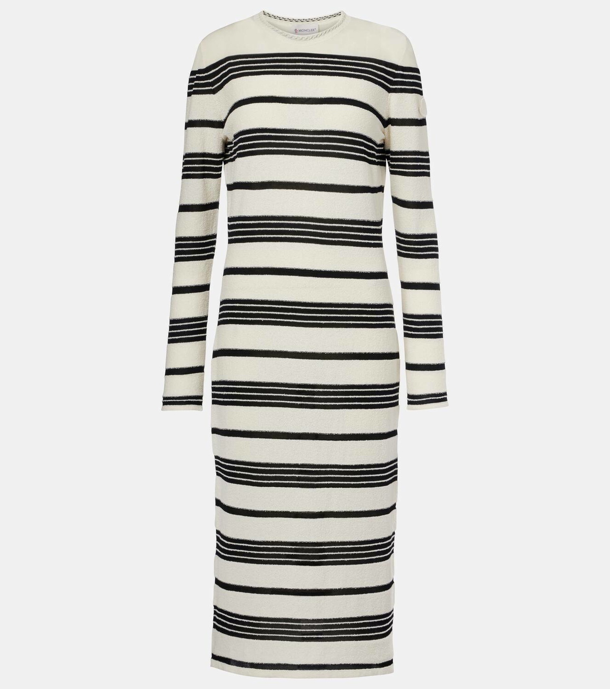 Moncler Cotton-blend midi dress