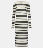 Moncler Cotton-blend midi dress