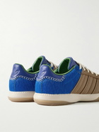 adidas Originals - Wales Bonner Samba Millennium Panelled Leather and Calf Hair Sneakers - Brown