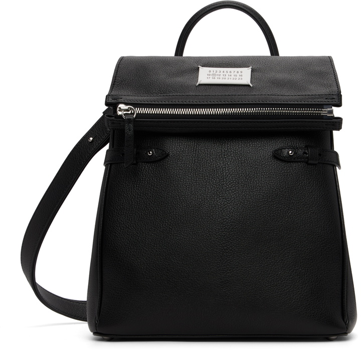 Photo: Maison Margiela Black 5AC Top Handle Backpack Bag