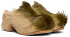 Dries Van Noten Khaki Platform Clogs