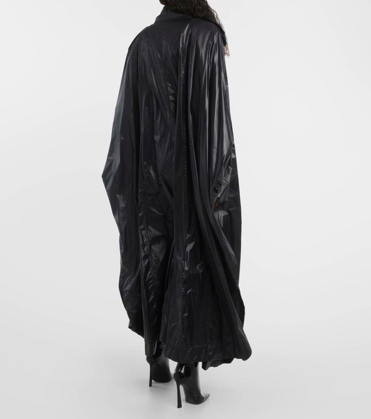 VIP価格.Saint Laurent CAPPOTTO A MANTELLA IN NYLON trench cape in nylon