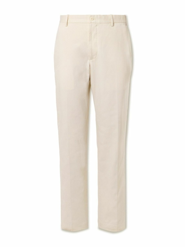 Photo: Polo Ralph Lauren - Jerome Straight-Leg Cotton-Twill Trousers - White
