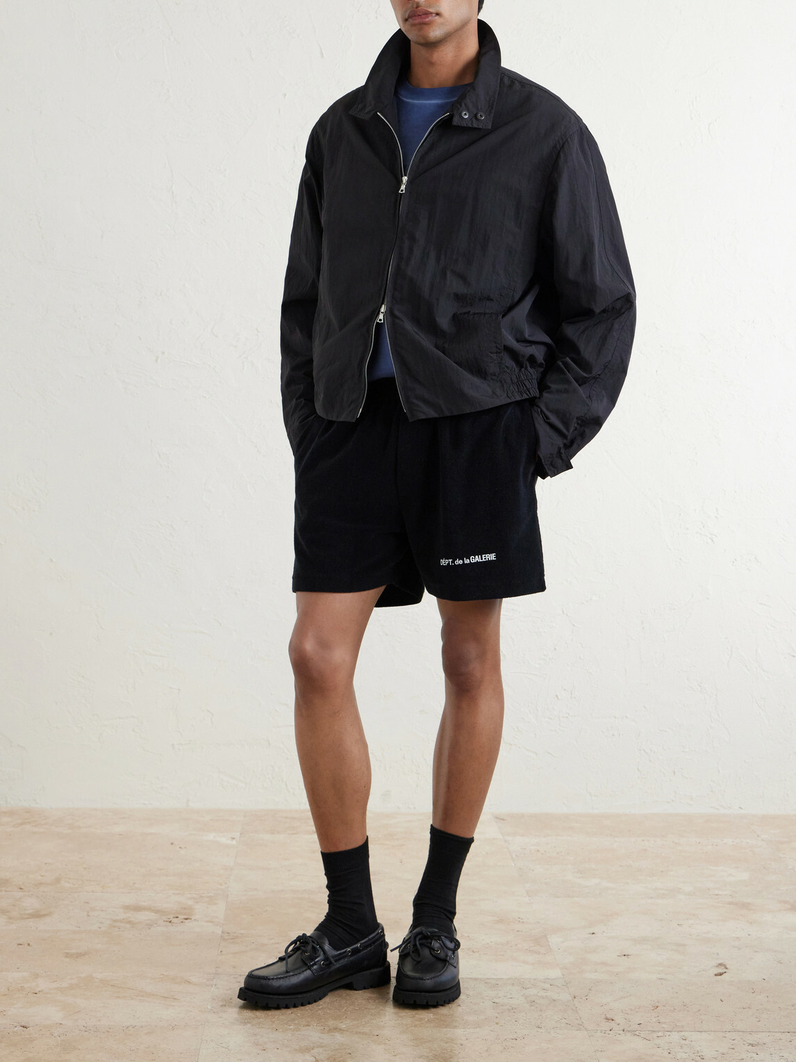 Gallery Dept. - Zuma Straight-Leg Logo-Print Organic Cotton-Jersey Shorts - Black