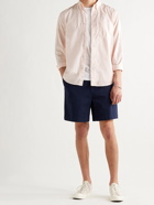 SAVE KHAKI UNITED - Garment-Dyed Button-Down Collar Cotton Oxford Shirt - Pink