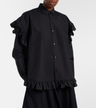 Noir Kei Ninomiya Ruffled cotton blouse