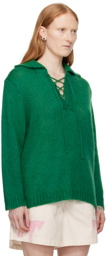 Bode Green Alpine Sweater