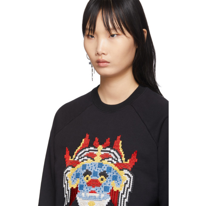 Kirin Black Embroidered Haetae Sweatshirt