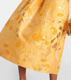 Markarian Apple floral midi dress