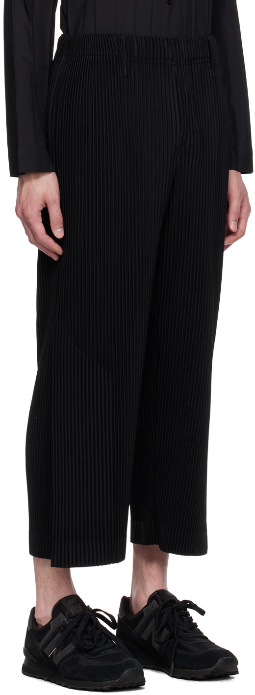 HOMME PLISSÉ ISSEY MIYAKE Black Tailored Pleats 1 Trousers