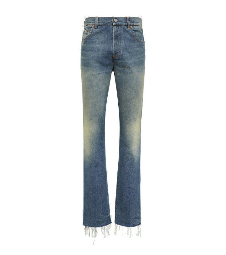 Photo: Gucci Mid-rise straight jeans