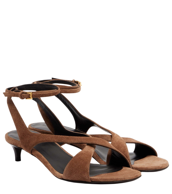 Photo: Khaite Liria suede sandals