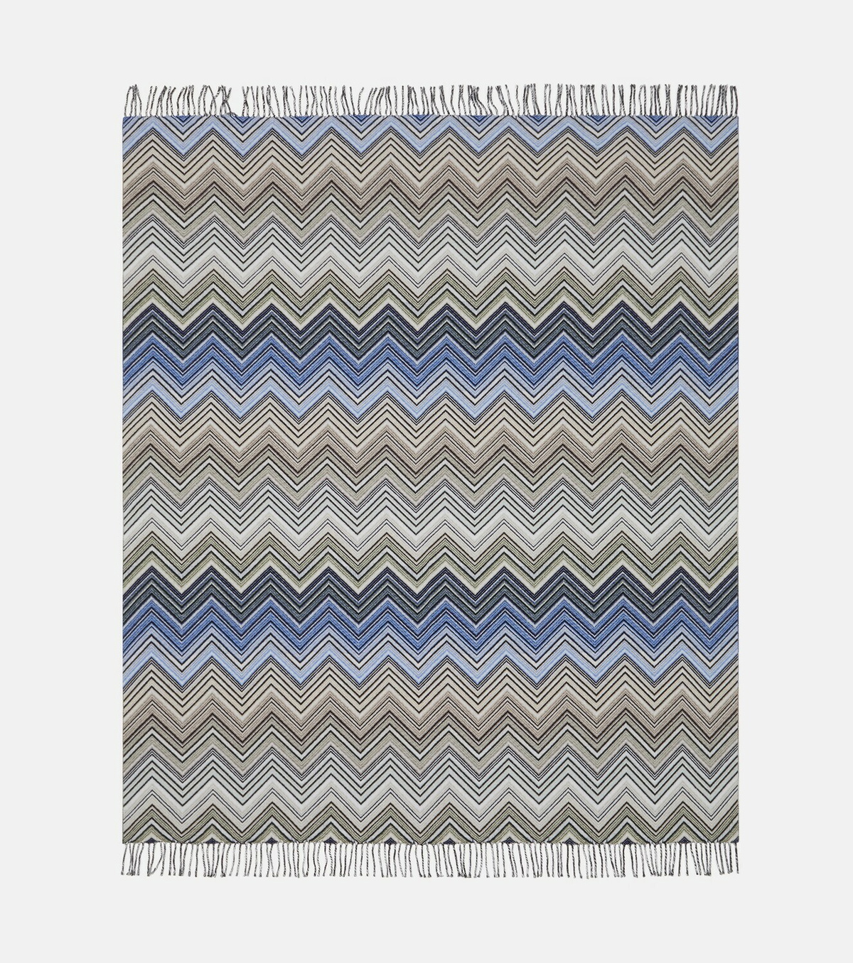 Missoni Perseo Zigzag wool and cashmere throw