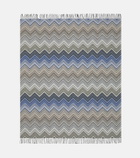 Missoni Perseo Zigzag wool and cashmere throw