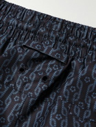 Derek Rose - Tropez Straight-Leg Mid-Length Printed Swim Shorts - Blue