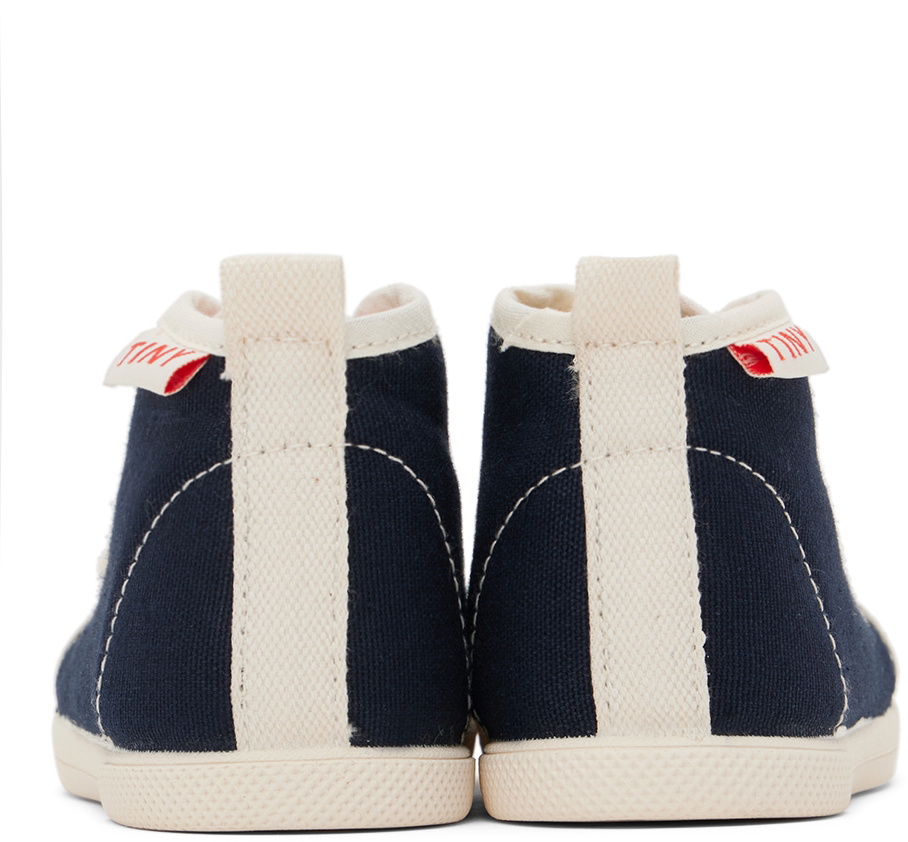 TINYCOTTONS Baby Navy Color Block Sneakers