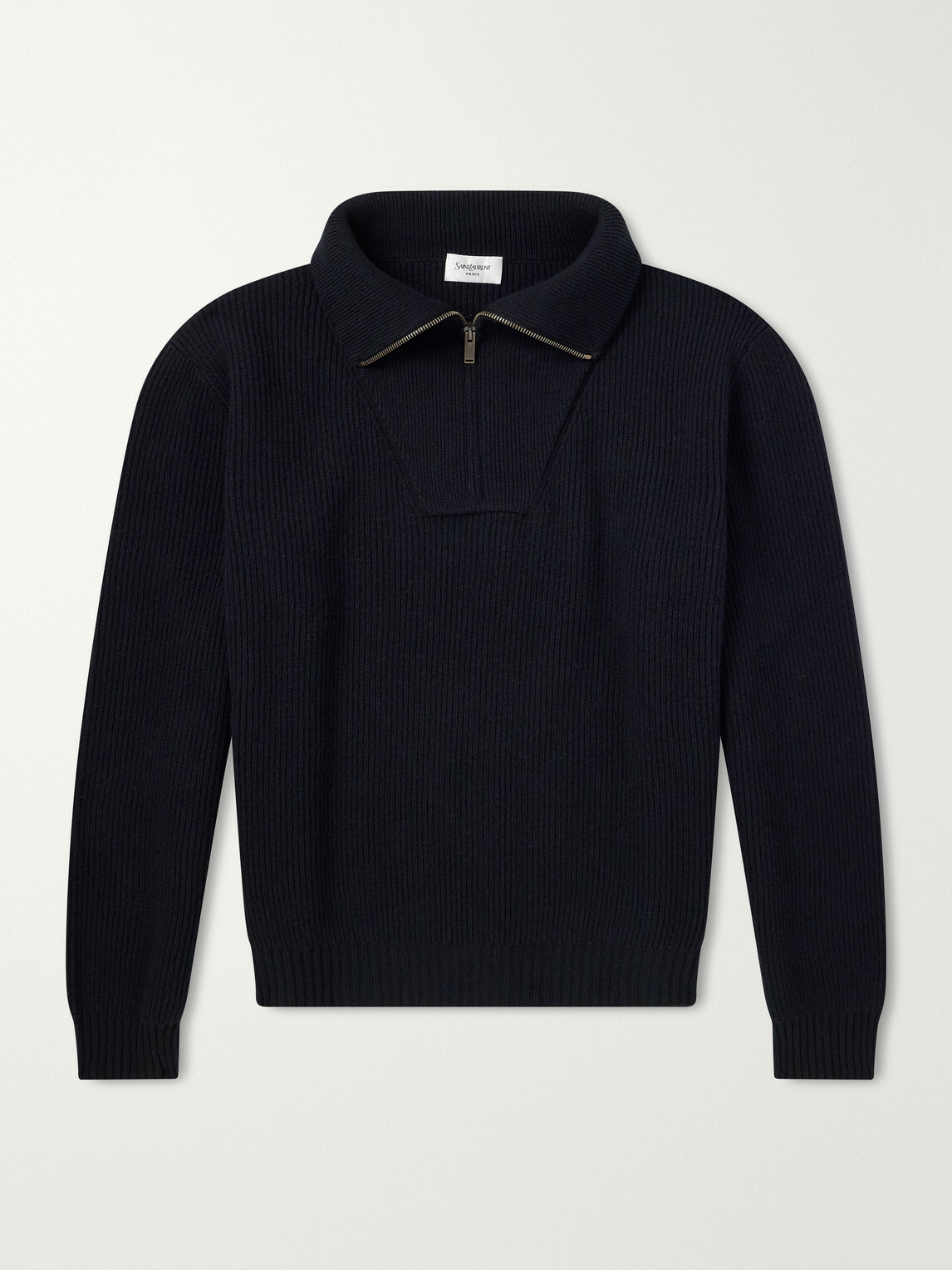 SAINT LAURENT - Wool Rollneck Sweater - Black