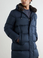 Herno - Arendelle Quilted Shell Hooded Down Jacket - Blue