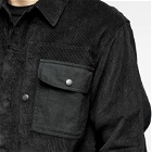 Maharishi Men's Hemp Cord Overshirt in Black