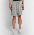 Nike - Sportswear Club Mélange Cotton-Jersey Drawstring Shorts - Gray