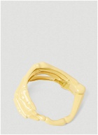 Skeleton Hand Bracelet in Yellow