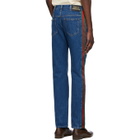Gucci Blue Marble Wash Regular Fit Jeans