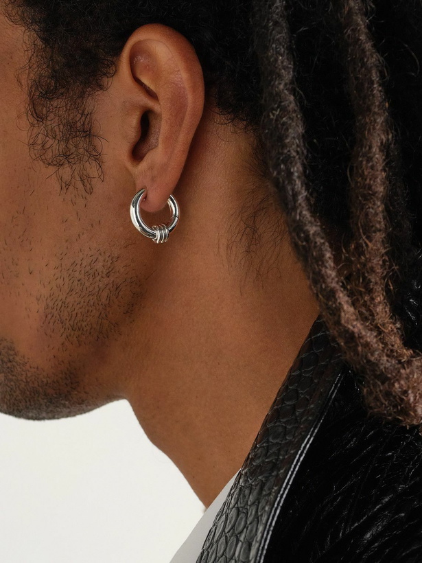 Photo: Spinelli Kilcollin - Ursa Minor Sterling Silver Hoop Earrings