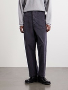 OrSlow - Summer Fatigue Straight-Leg Cotton Trousers - Black