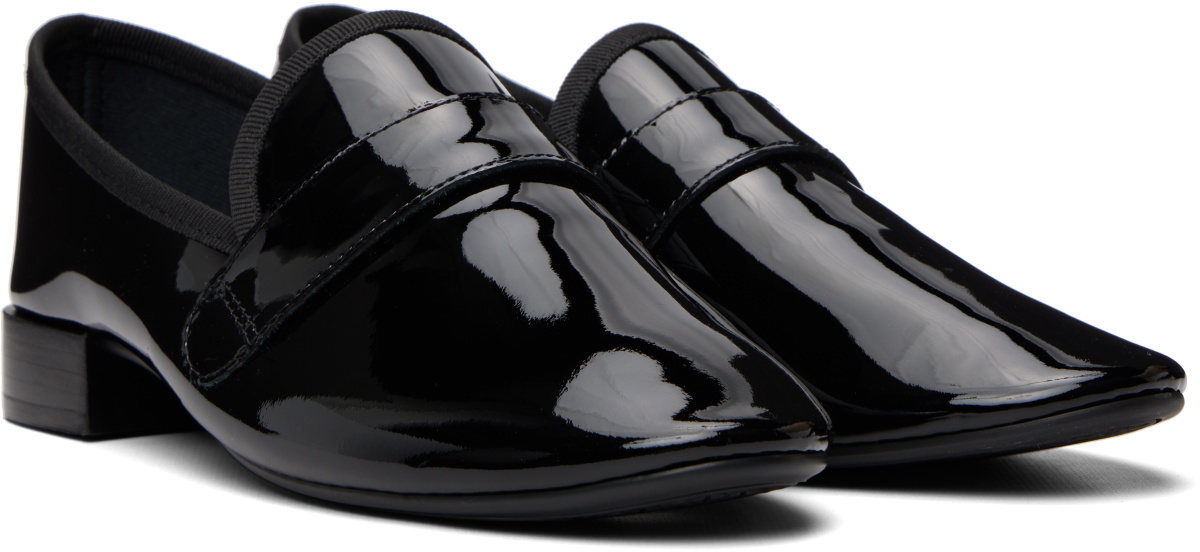 Repetto Black Michael Rubber Sole Loafers