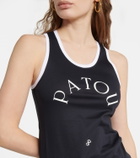 Patou Logo cotton tank top