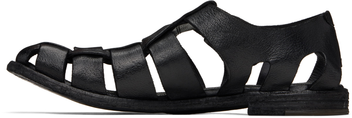 Officine Creative Black Archive 521 Sandals